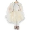 Porte-clés Lapin Ballerine en Tutu Blanc | Accessoire Mode Élégant