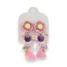 Boucles d'oreilles clips bohèmes Pastel Dreams - Bijoux fantaisie Ikita