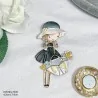 Broche Magnética Elegante Neta Campestre