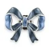 Broche magnética Borboleta Nua Azul Prateada
