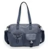 Bolsa de Mão Donna Alessia Multibolsos Casual Azul Jeans