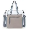 Donna Aléssia Versatile Tricolor Convertible Handbag
