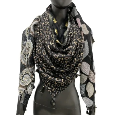 Lenço 4 faces Patchwork Quattro Viscose