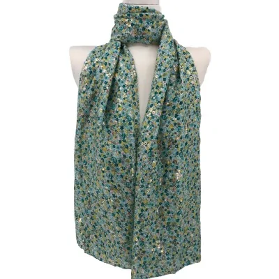 Foulard Liberty Flora Vert...