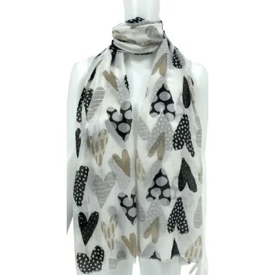 Foulard Romantic Hearts...