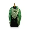 Foulard Patchwork Quatre Saisons Vert Émeraude | Accessoire Mode Élégant