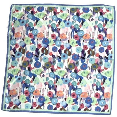 Foulard Carré Fleuri...