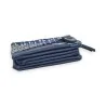 Women's Blue Patchwork Wallet Mélanie Paris - Modern & Elegant Design