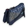 Portafoglio Donna Patchwork Blu Mélanie Paris - Design Moderno & Elegante