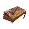 Carteira Patchwork Étnica Camel | Design Único & Funcional | Mélanie Paris
