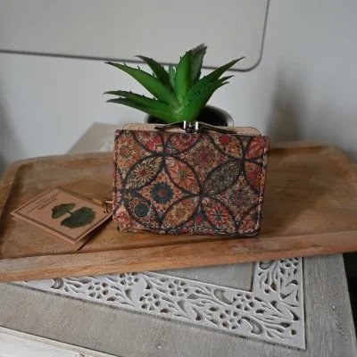 Compact cork wallet