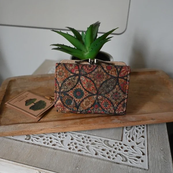 Compact cork wallet