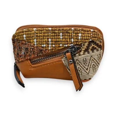 Carteira Patchwork Camel Mélanie Paris