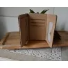 Porte-monnaie en liège motif mandala | Accessoire éco-responsable compact