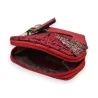 Porte-monnaie Patchwork Ethnique Rouge | Collection Exclusive Mélanie Paris