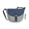 Melanie Paris Vintage Navy Umhängetasche - Elegantes & funktionales Design