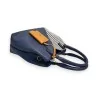 Bolso Marina Navy Stripe | Bolso de Mano a Rayas Azul Marino y Blanco | Moda Tendencia
