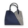 Bolsa Marina Navy Stripe | Bolsa de Mão Listrada Azul Marinho & Branco | Moda Tendência