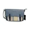 Sac Bandoulière Melanie Paris Tricolore - Design Cartable Moderne et Élégant