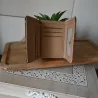 Cartera Compacta de Corcho Mandala | Diseño Ecológico | Moda Tendencia