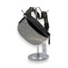 Bolsa de Cintura Chevron Preto e Branco | Design Moderno & Elegante | Moda Tendência