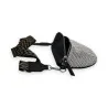 Bolsa de Cintura Chevron Preto e Branco | Design Moderno & Elegante | Moda Tendência