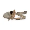 Beige Boho-Gürteltasche mit Chevron-Muster | Ethnisches & Elegantes Design | Trendige Mode