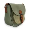 Bolso Bandolera Mélanie Paris Vintage Verde Almendra - Estilo Retro Elegante