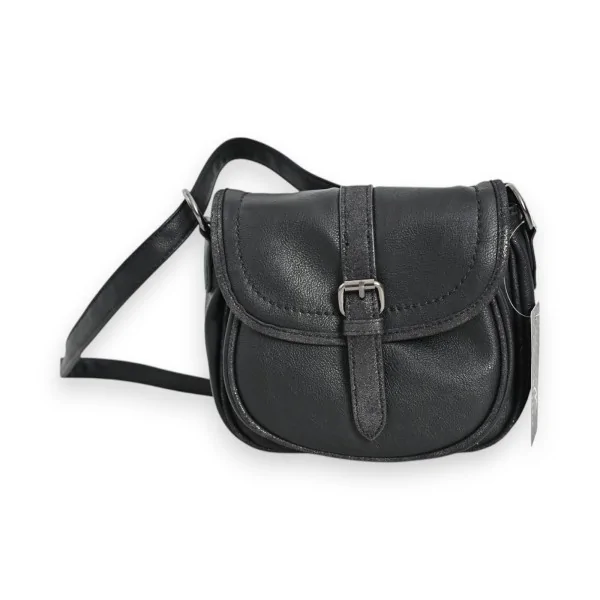 Bolsa tiracolo Vintage Mélanie Paris Preta
