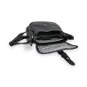 Sac Bandoulière Vintage Mélanie Paris Noir | Style Rétro & Élégance Quotidienne