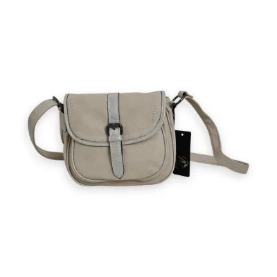Bolsa tiracolo vintage Mélanie Paris bege