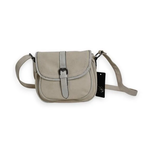 Bolsa tiracolo vintage Mélanie Paris bege