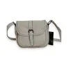 Melanie Paris vintage beige shoulder bag | Elegant and practical retro style