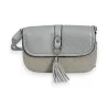 Bolso bandolera Mélanie Paris Vintage Lino y plateado