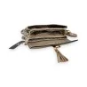Borsa a tracolla Mélanie Paris Silver | Borsa elegante bicolore con nappina