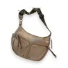 Melanie Paris golden shoulder bag - Vintage ethnic design & compartments