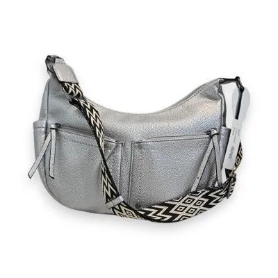 Sac Bandoulière Argenté...