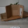 Portafoglio Compatto in Sughero con Motivo Mandala | Design Ecosostenibile