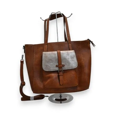Bolsa de Mão Mélanie Paris Classic Chic Camel