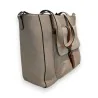Elegante beige Handtasche Mélanie Paris - Klassisches und geräumiges Design