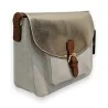 Bolsa Tiracolo Linho & Prata Mélanie Paris | Elegância e Praticidade