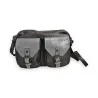 Sac bandoulière Mélanie Paris gris métallisé | Design urbain et élégant