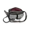 Sac bandoulière Mélanie Paris gris métallisé | Design urbain et élégant