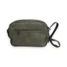 Bolso Bandolera Verde Militar Multi-Bolsillos Mélanie Paris - Accesorio de Moda Tendencia