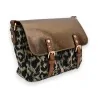 Sac bandoulière femme léopard cuivré | Mélanie Paris | Mode Tendance