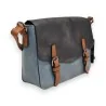 Sac Bandoulière Bicolore avec Sangles Camel | Design Contemporain & Pratique