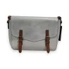 Melanie Paris Elegance Silver Shoulder Bag