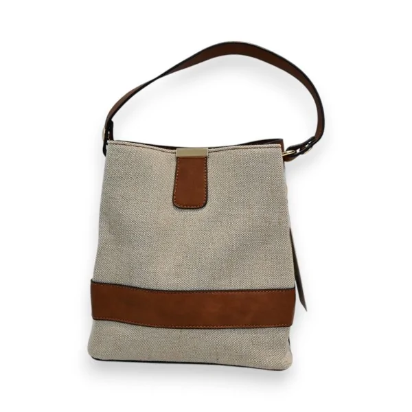 Bolsa Saco Elegância Linho Mélanie Paris