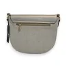 Bolsa tiracolo Mélanie Paris Lurex prateado - Acessório de moda elegante e prático