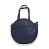 Runde Tasche Mélanie Paris Mandala Marine - Elegantes perforiertes Design | Trendige Mode